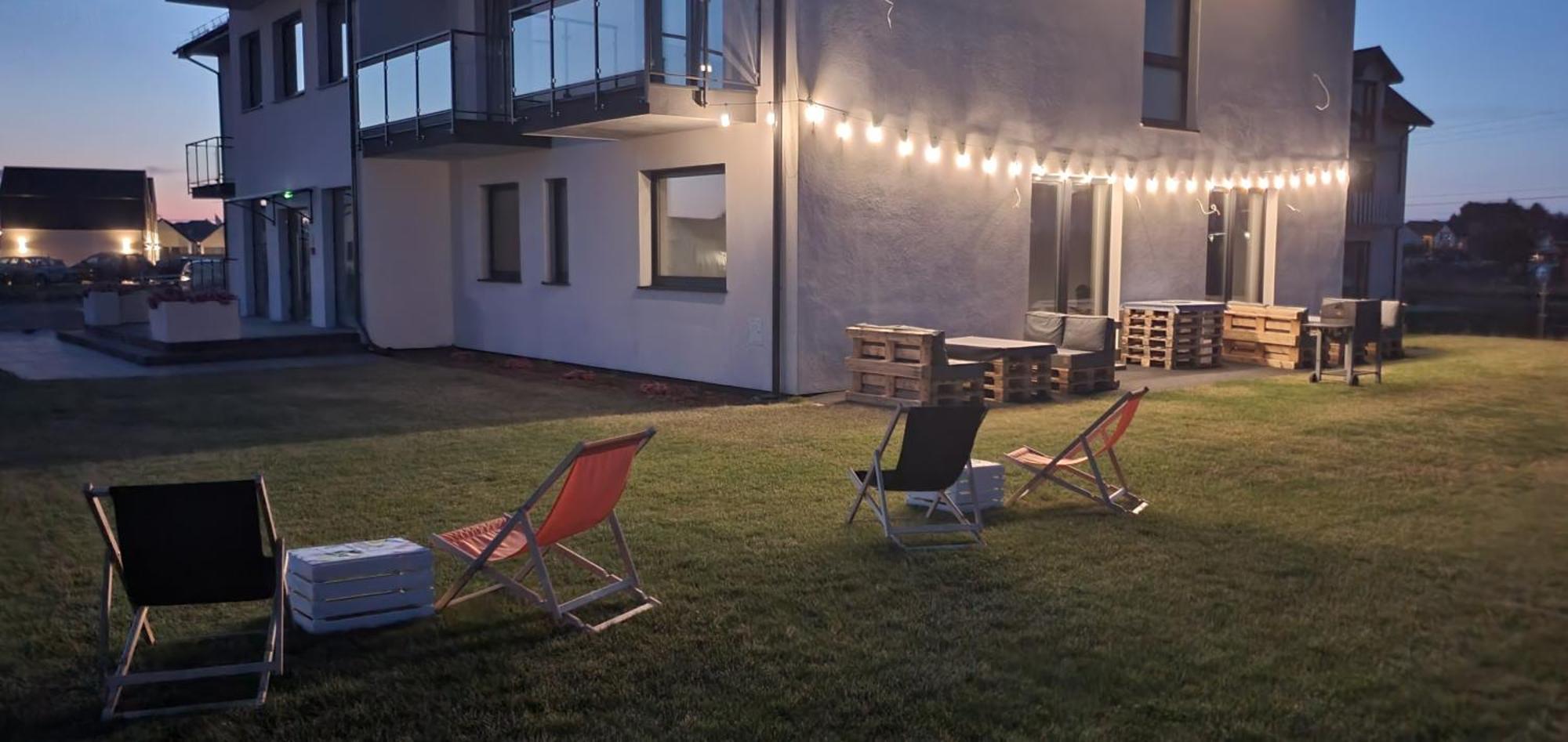 Bursztynowa Rosa & Wypozyczalnia Rowerow Elektrycznych Hotel Łeba Eksteriør billede